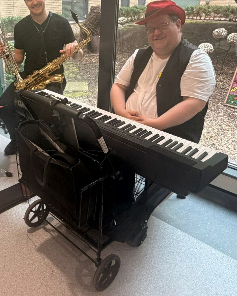 The Lighter Notes portable piano setup